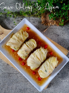 Foto resep Sawi gulung isi ayam