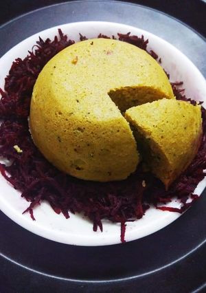 सूजी बेसन ढोकला(sooji besan dhokla recipe in hindi) रेसिपी मुख्य फोटो