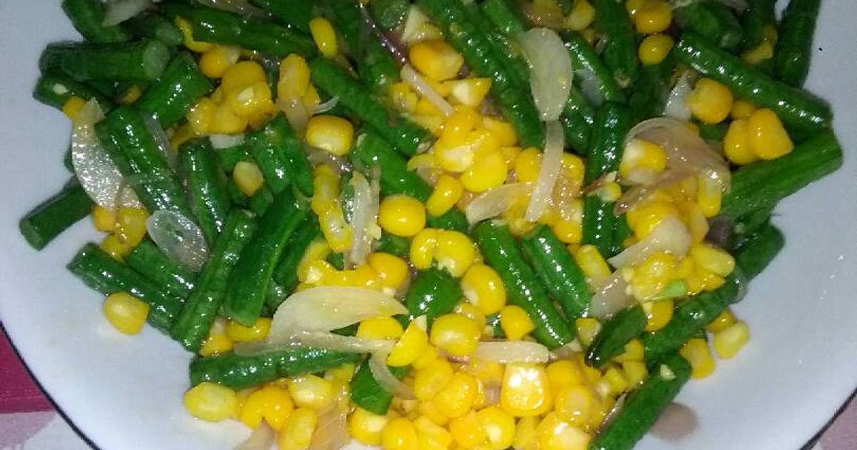 Resep Tumis kacang panjang jagung oleh Vika Aryani Sumardi 