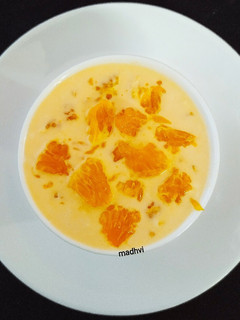ऑरेंज खीर (Orange kheer recipe in Hindi) रेसिपी मुख्य फोटो