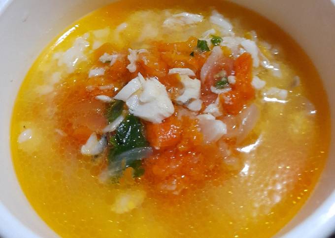 MPASI 9M : Sup Ikan Gurame Sayur Tomat