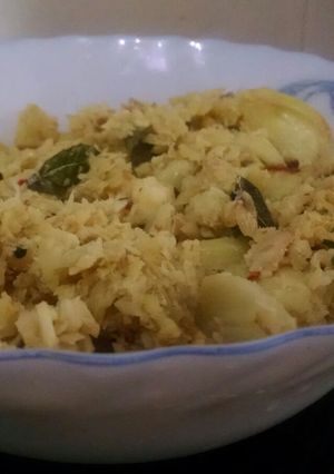 A picture of Chakka Thoran (Jackfruit) with a twist.