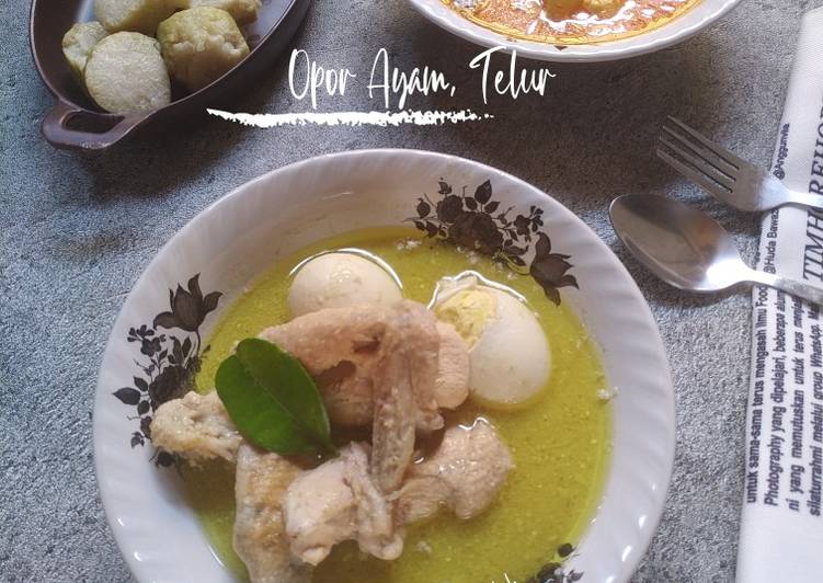 Resep Populer Opor Ayam, Telur Enak Bergizi