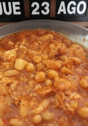 Una foto de Mondongo con salsa, receta de mamá