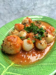 Foto resep Cilok kuah kacang sambel pedas