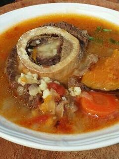 Una foto de Locro de zapallo