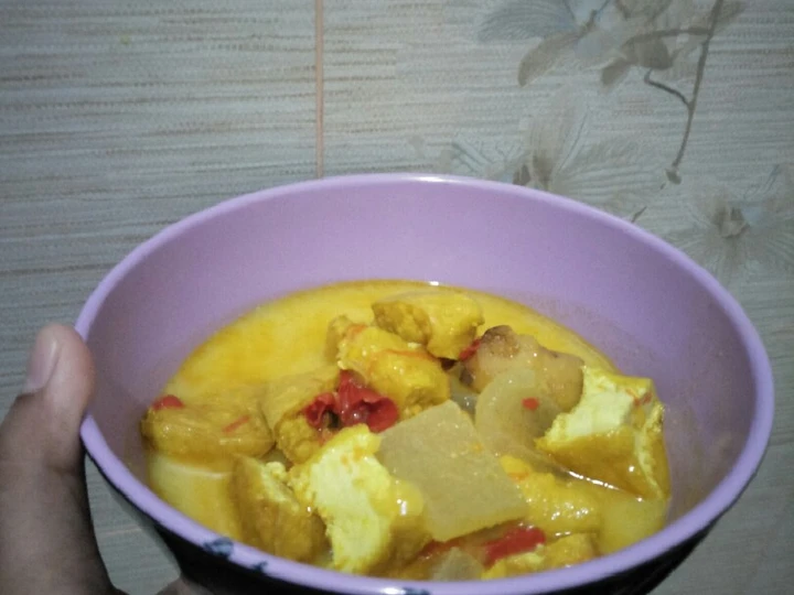 Cara Mudah Membuat Resep Gulai tahu + kikil sapi yang Bikin Ngiler