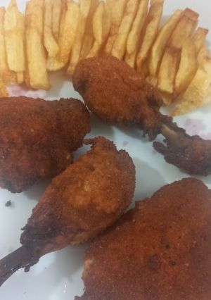 عکسی از دستور مرغ سوخاری