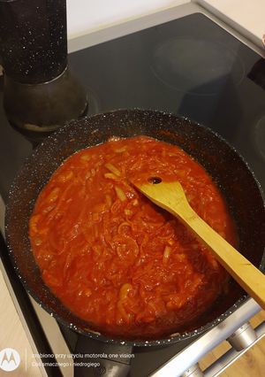Zdjęcie przepisu ,,Sos pomidorowy do karpia,,.