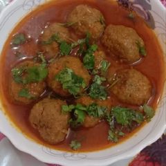 A picture of Mutton Kofta curry.