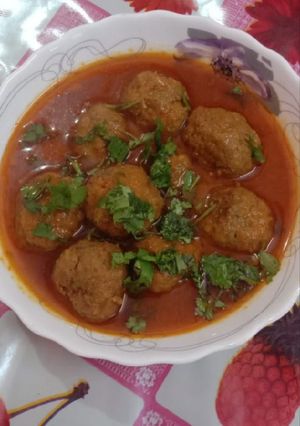 A picture of Mutton Kofta curry.