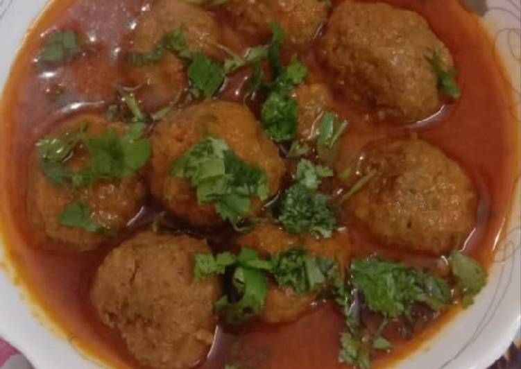 Recipes for Mutton Kofta curry