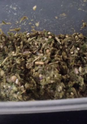 Foto resep THAI GREEN CURRY PASTE น้ำพริกแกงเขียวหวาน N̂ả phrik kæng k̄heīyw h̄wāni