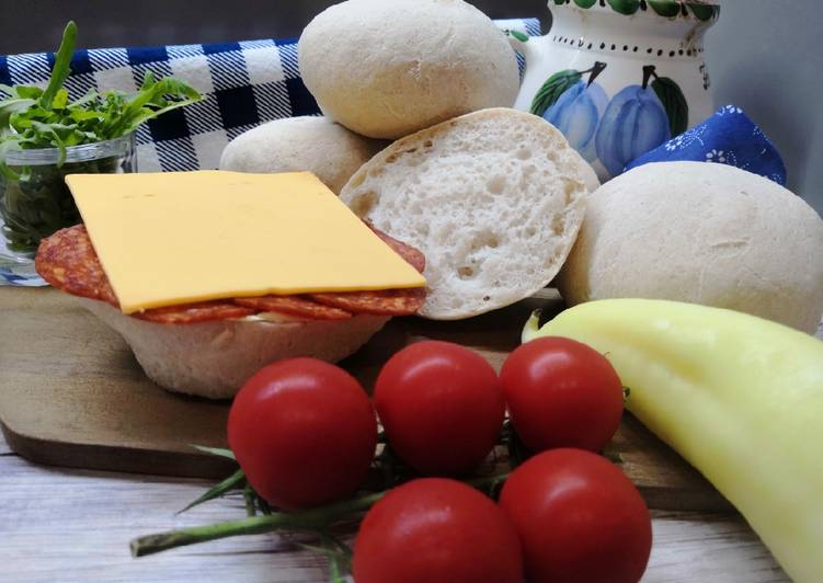 Gluténmentes fehér zsemle, lisztkeverék nélkül recept foto