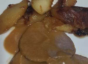 Foto principal de Manzanas fritas para acompañar carne de ave o de cerdo