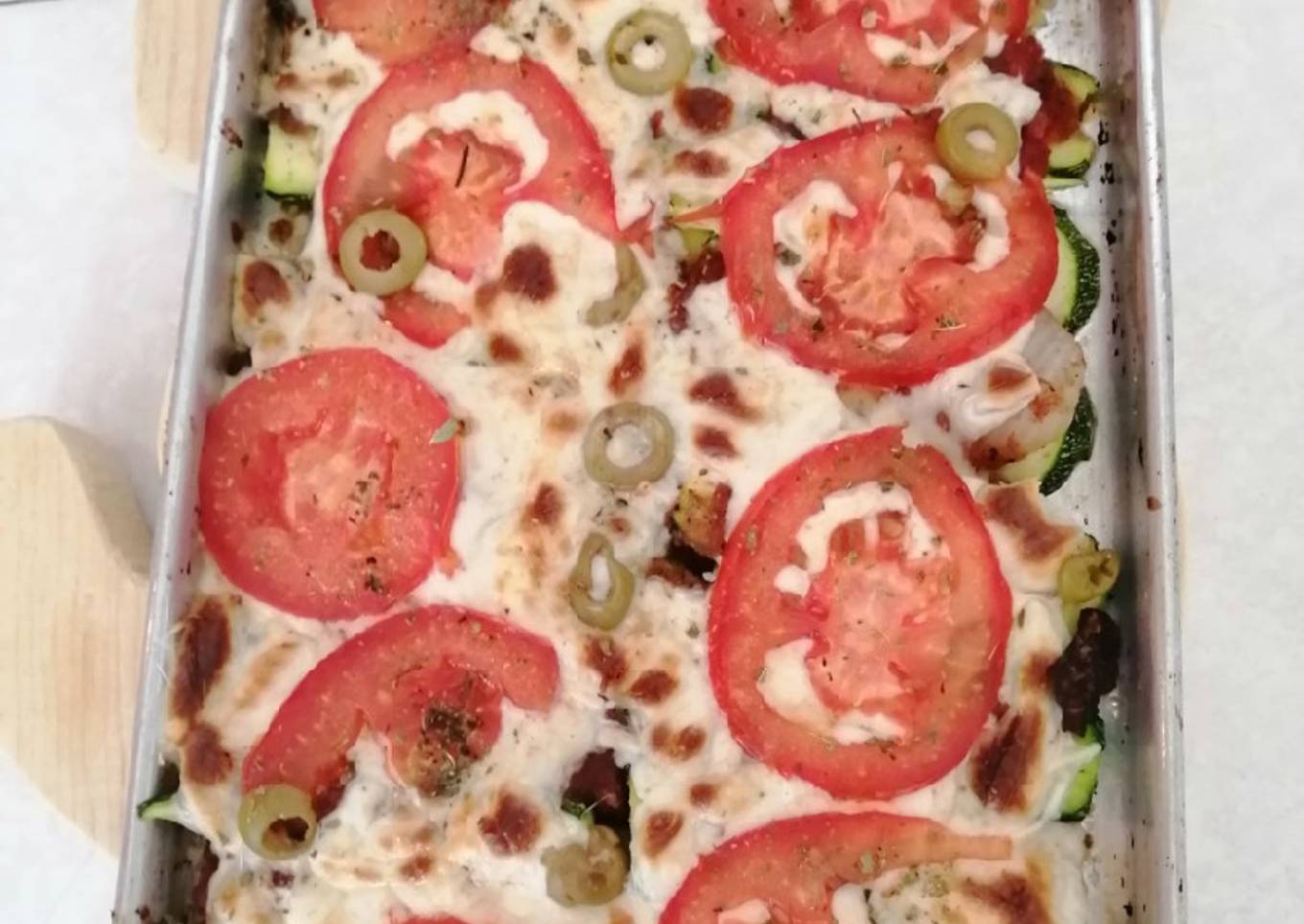 "Pizza" de calabacita