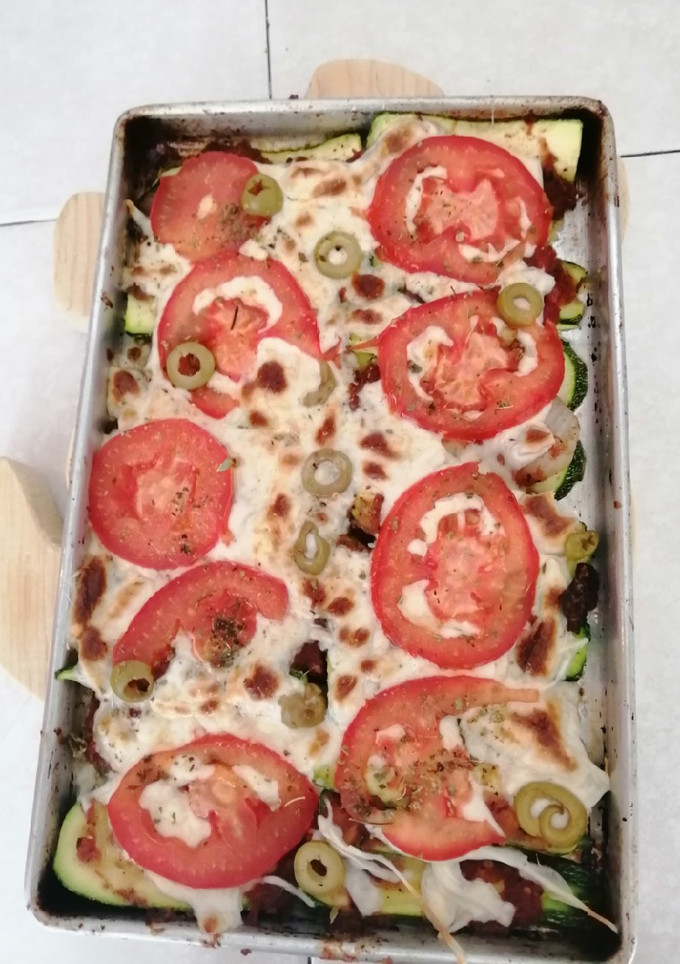 Una foto de "Pizza" de calabacita