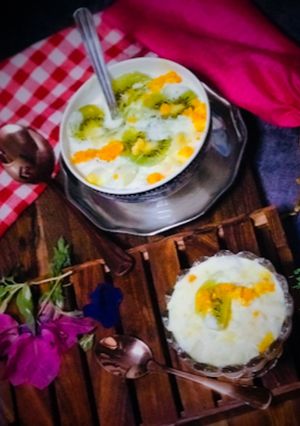 A picture of Tapioca (Sago) Fruits Salad/Dessert.