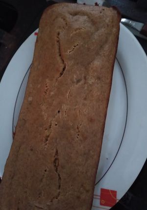 Una foto de Budín de banana apto bebé 6+