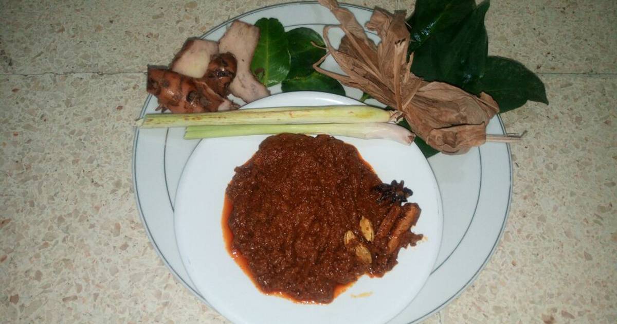 Resep Bumbu Basah Rendang Versi Lengkap N Awet 3 Pekan Diluar Freezer Oleh Bakul Rempah Mopiyo Cookpad