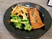 Gambar steak salmon