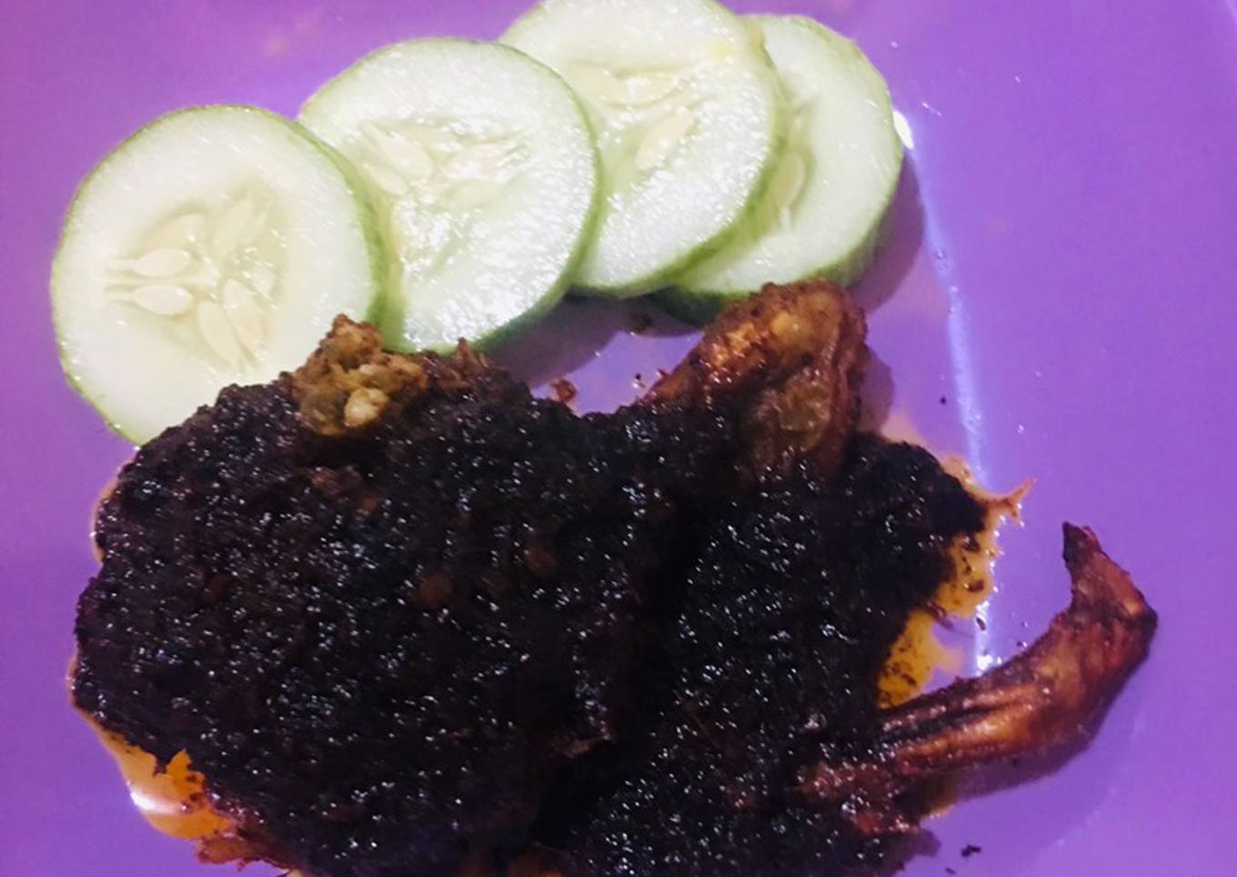 Bebek Bumbu Hitam Khas Madura