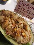 Durum Idlis in fettuccine