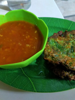 Foto resep Telur dadar vegetarian ala niken