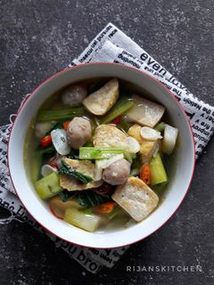 Foto resep Sayur Tahu Bakso