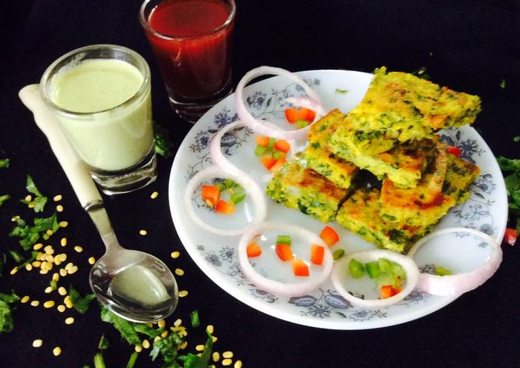 Step-by-Step Guide to Prepare Any-night-of-the-week Moong Dal Spinach Bites