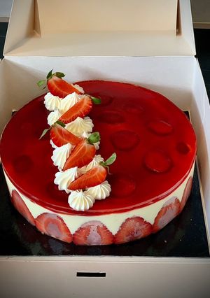 Une photo de Veggie Fraisier