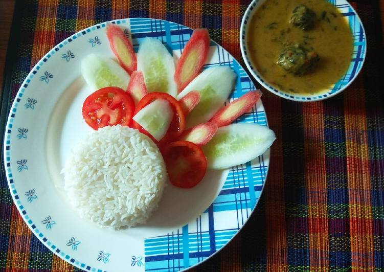 Easiest Way to Prepare Homemade Healthy and yummy Palak kadhi
