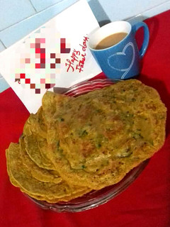 A picture of Baisan ki Roti (PanCake).