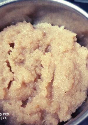 A picture of Suji halwa.