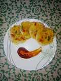 Mixed Mini Uttapam with tangy tamarind sauce