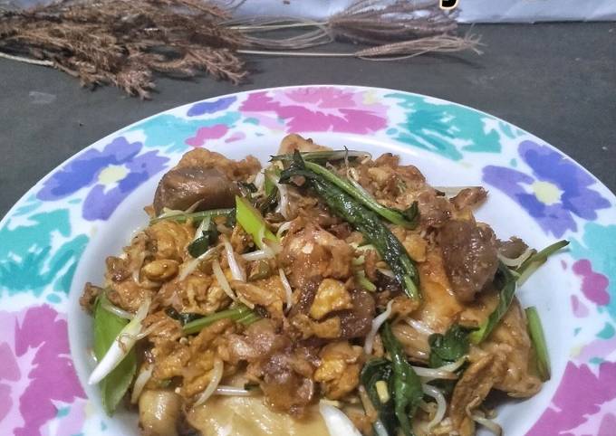 Pangsit goreng ala Lek Gino isi jamur tiram