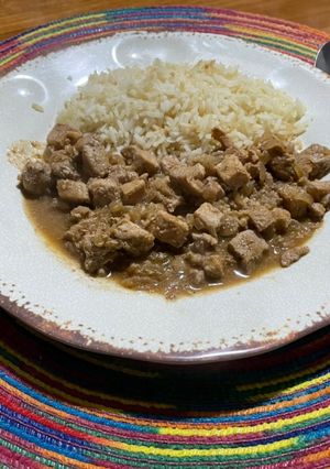 Una foto de Pulpa de cerdo guisada
