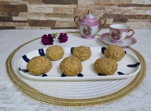 Una foto de Bizcochitos con dulce de batata