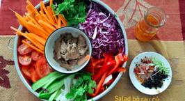 Hình ảnh món Salad bò rau củ với dầu mè