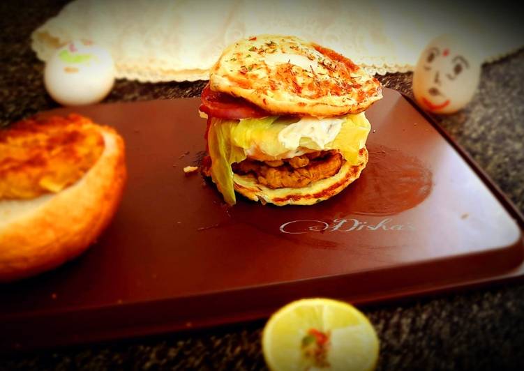 Recipe of Any-night-of-the-week Egg Burger