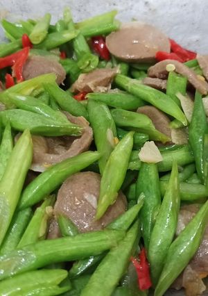 Foto resep Oseng Buncis Bakso