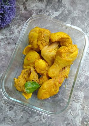 Foto resep Ayam Ungkep Bumbu Kuning