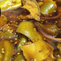 Mango mix achar A picture of Mango mix achar.
