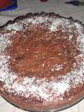 Torta de dulce de leche y coco rallado