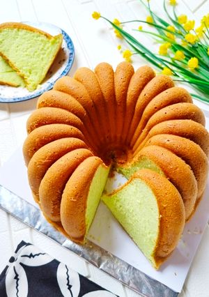 Foto resep Cake Pinocchio Pandan
