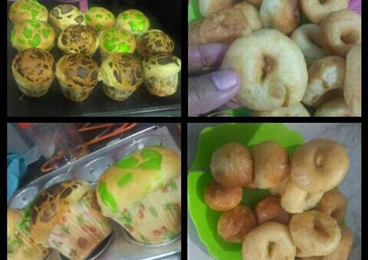 Bluder Jamur dan Donat Mini Empuk