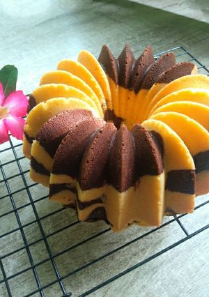 Foto resep Marmer Cake Tinggi cuma 4 Telur