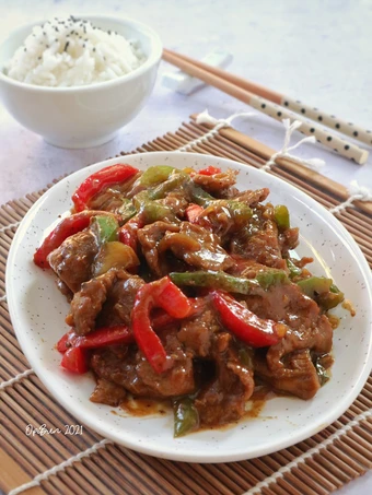 Langkah Mudah untuk Menyiapkan Resep Sapi Lada Hitam yang Enak Banget