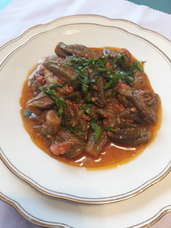 A picture of Okra Without Meat.