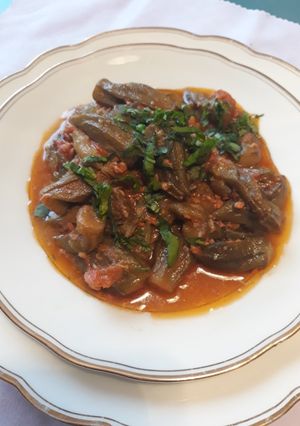A picture of Okra Without Meat.